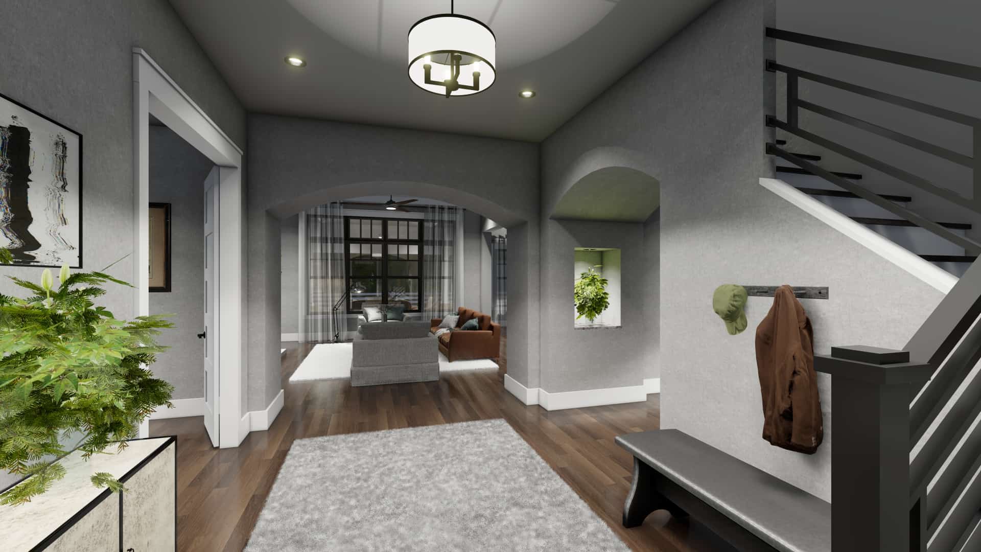Entry Hall: Foyer of this 4-Bedroom, 2829 Sq Ft Plan - 117-1138