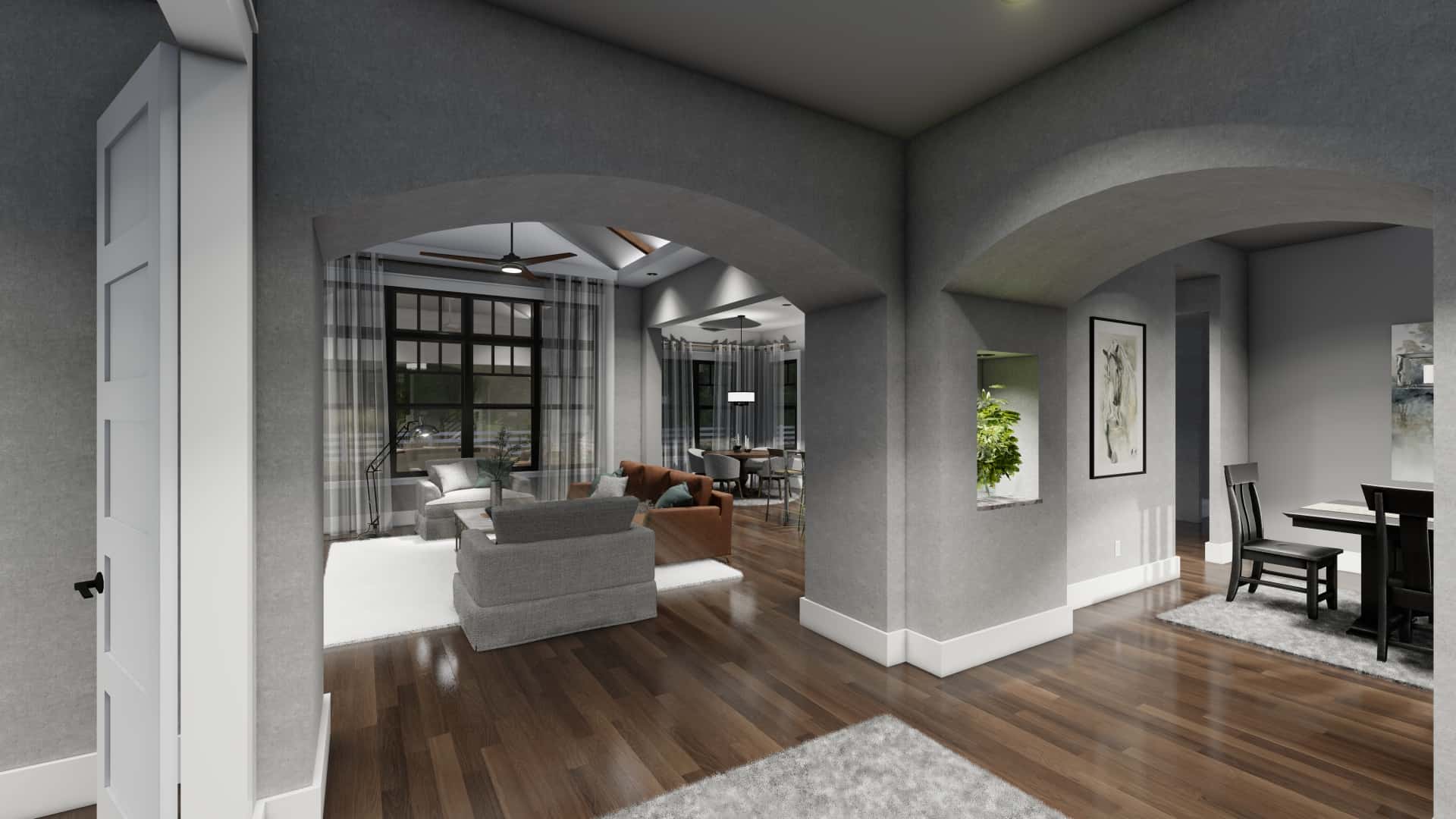 Family Room of this 4-Bedroom, 2829 Sq Ft Plan - 117-1138