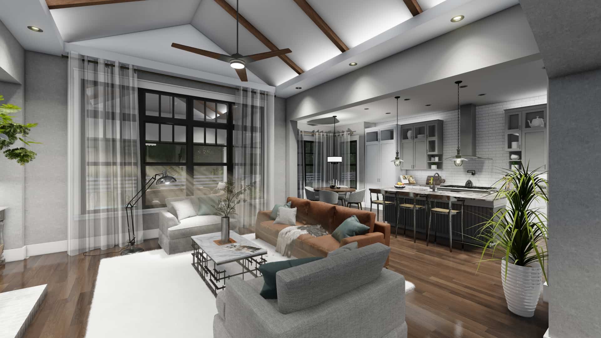 Family Room of this 4-Bedroom, 2829 Sq Ft Plan - 117-1138