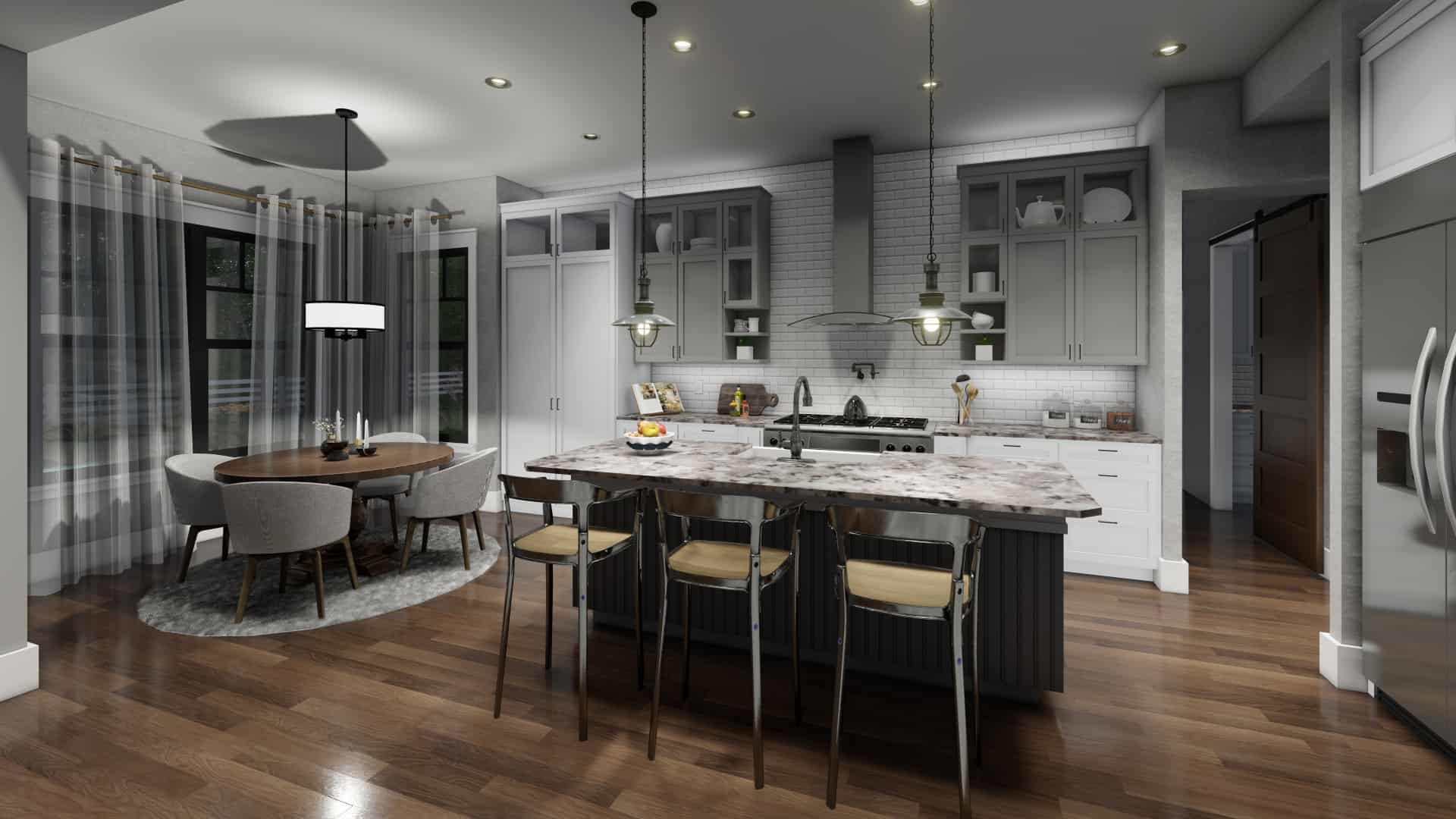 Kitchen of this 4-Bedroom, 2829 Sq Ft Plan - 117-1138