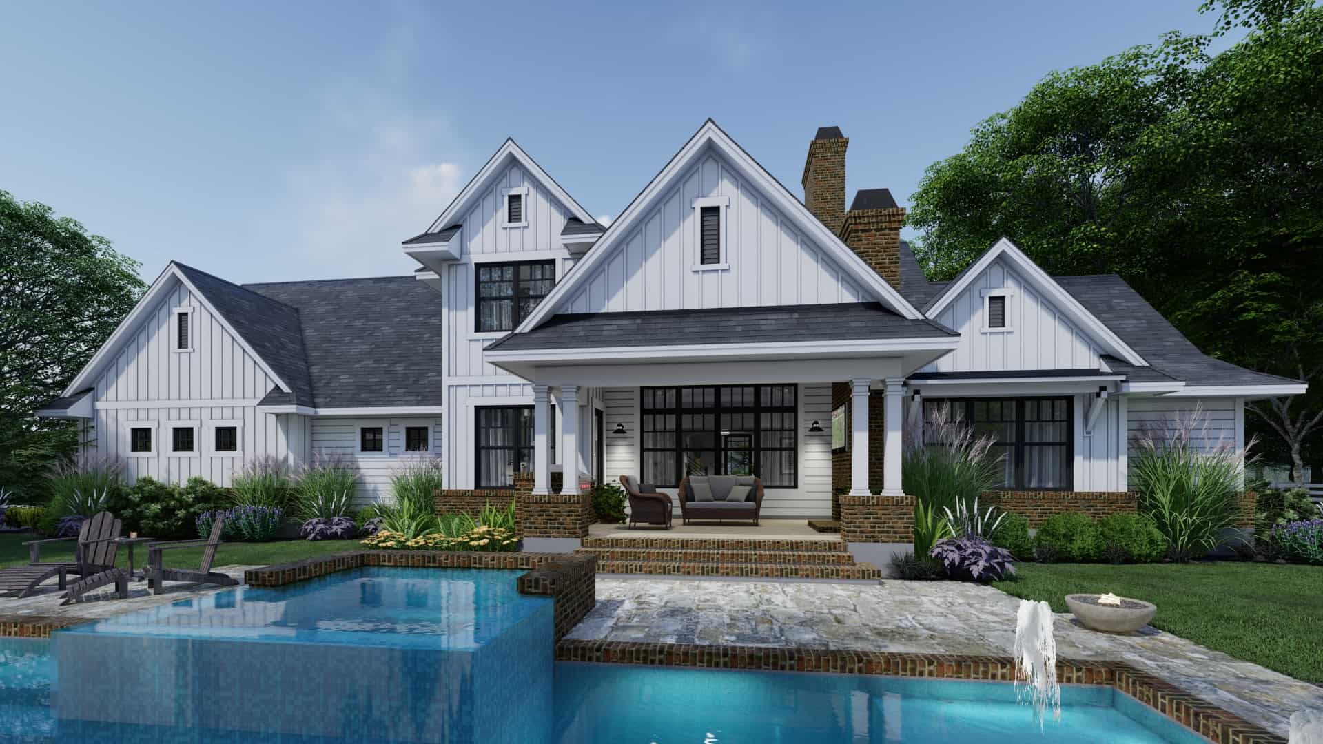 Pool of this 4-Bedroom, 2829 Sq Ft Plan - 117-1138