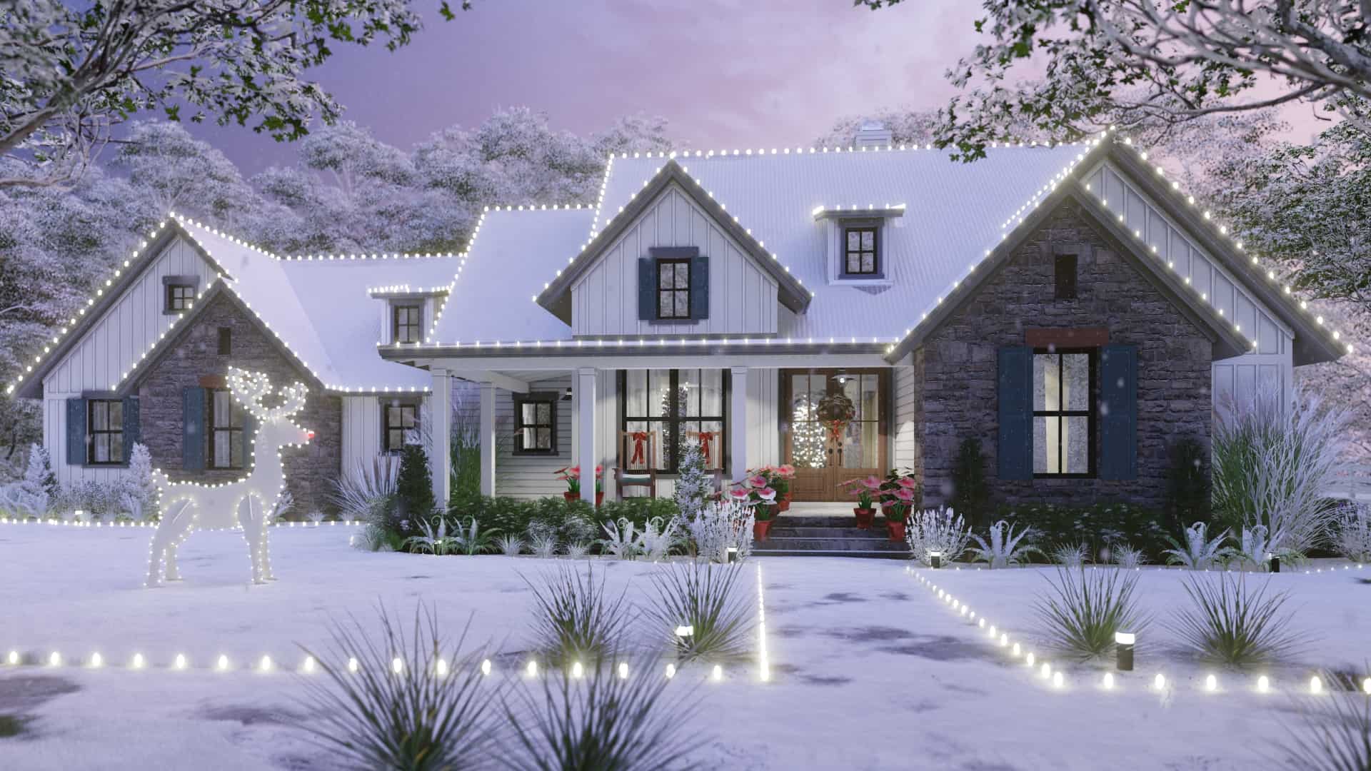 Home at Holidays of this 3-Bedroom, 1988 Sq Ft Plan - 117-1139
