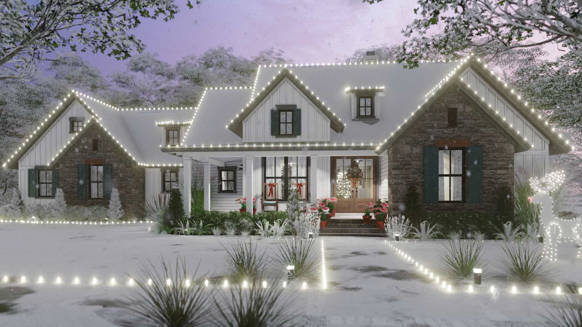 Home at Holidays of this 3-Bedroom, 1988 Sq Ft Plan - 117-1139