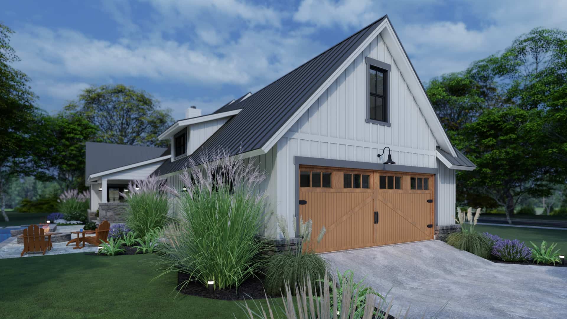 Garage of this 3-Bedroom, 1742 Sq Ft Plan - 117-1141