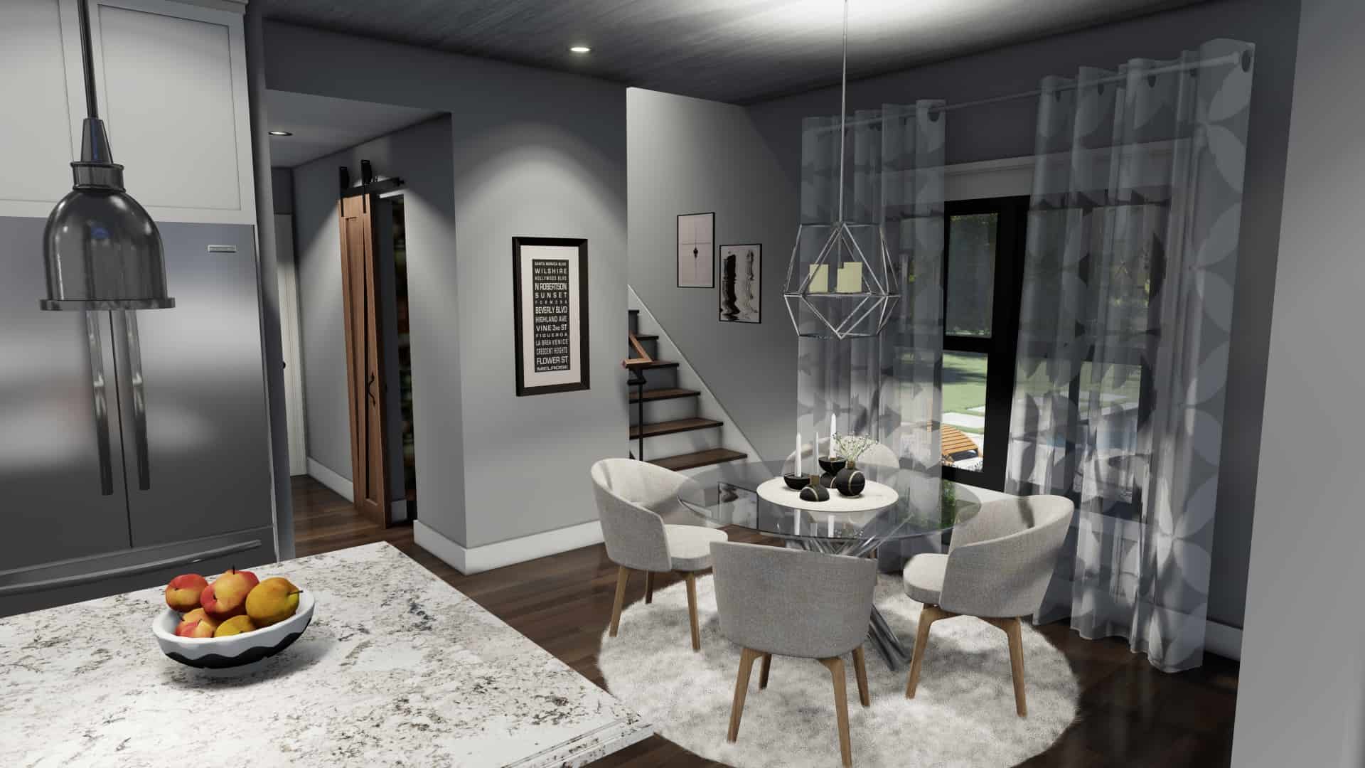Dining Room of this 3-Bedroom, 1742 Sq Ft Plan - 117-1141