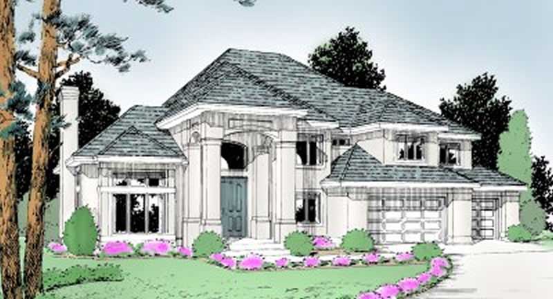 European Plans DDI96-209 color front rendering.