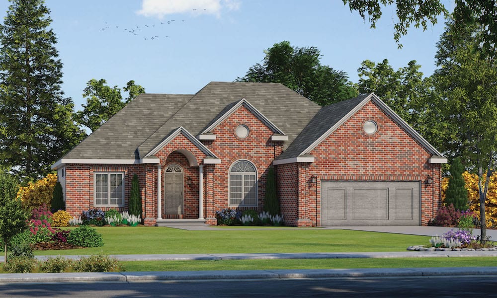 Front View of this 3-Bedroom, 1911 Sq Ft Plan - 120-1156