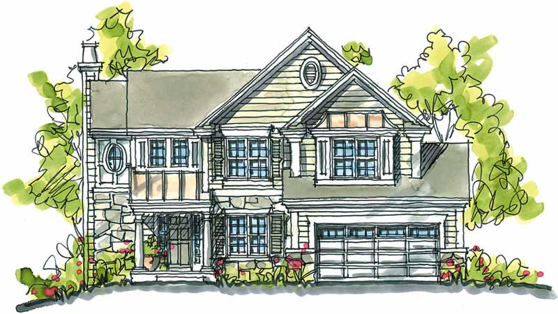 Main image for house plan # 5801