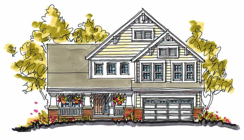 Main image for house plan # 5799