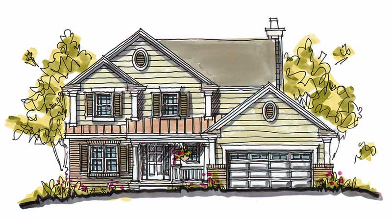 Main image for house plan # 5769