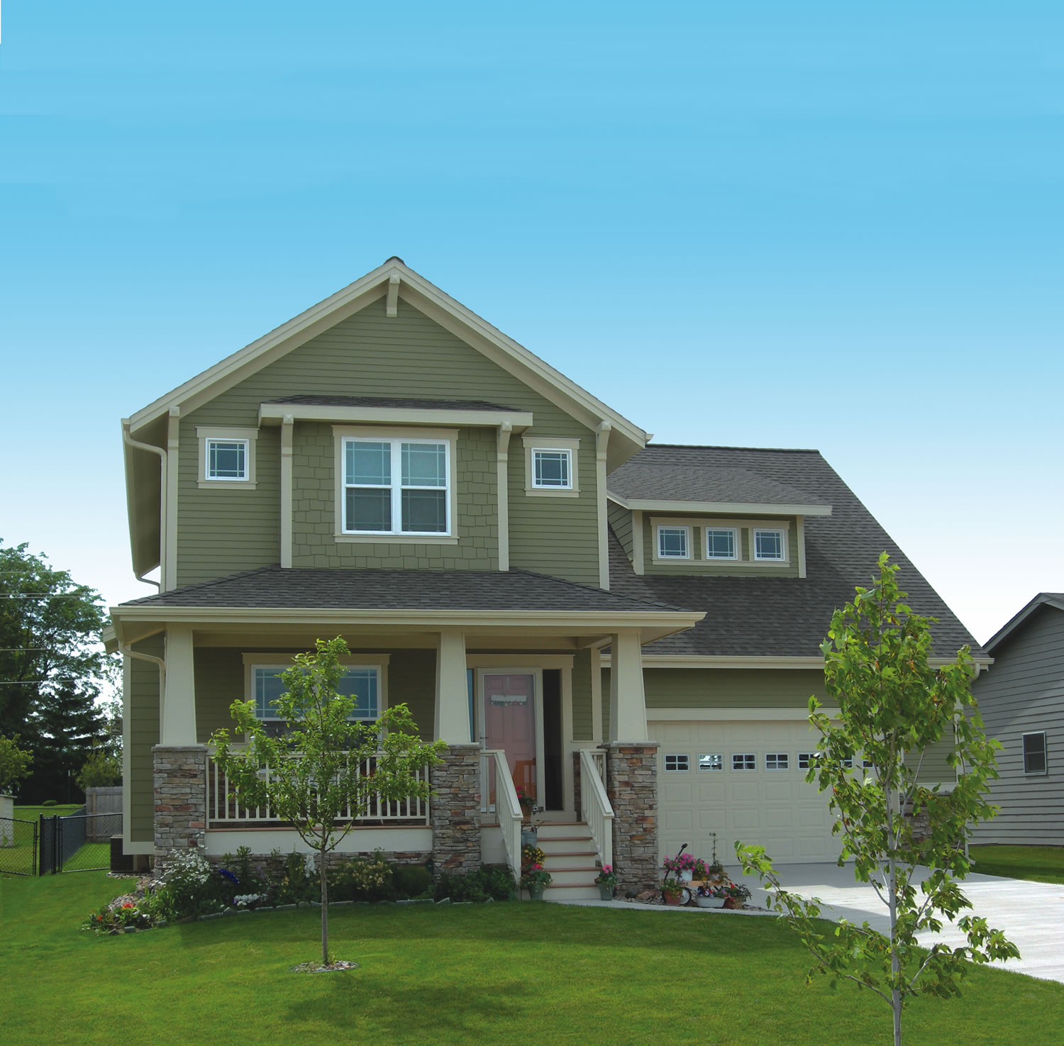 Home Exterior Photograph of this 3-Bedroom,1568 Sq Ft Plan -1568