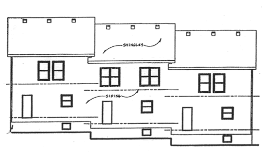 Home Plan Rear Elevation of this 3-Bedroom,2929 Sq Ft Plan -120-1836