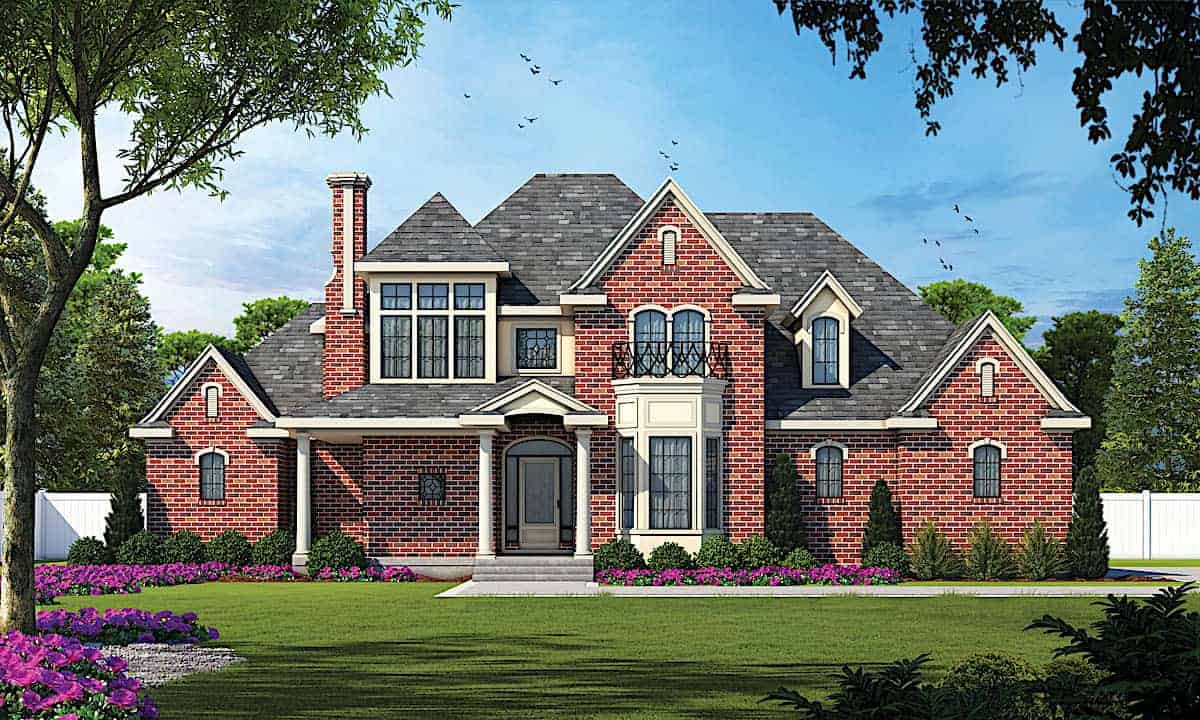 Front View of this 4-Bedroom,2639 Sq Ft Plan -120-1983