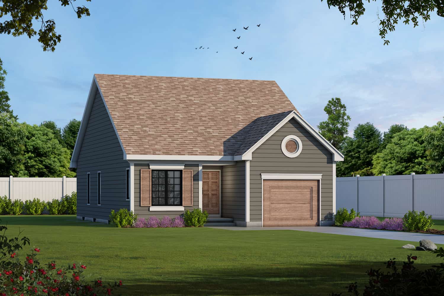 Ranch home (ThePlanCollection: Plan #120-2069)