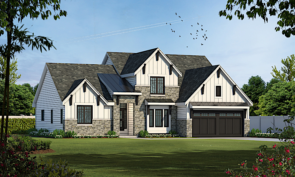 Transitional home (ThePlanCollection: Plan #120-2230)