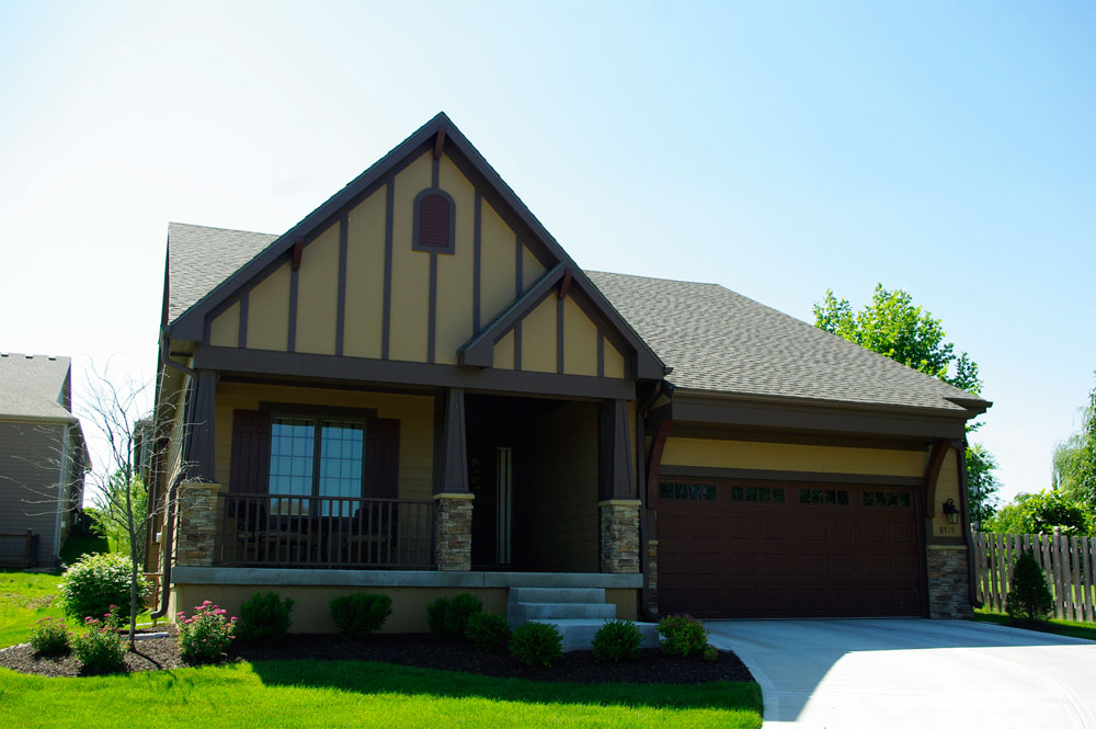 Front Elevation Photo of this Cottage House (#120-2233) at The Plan Collection.