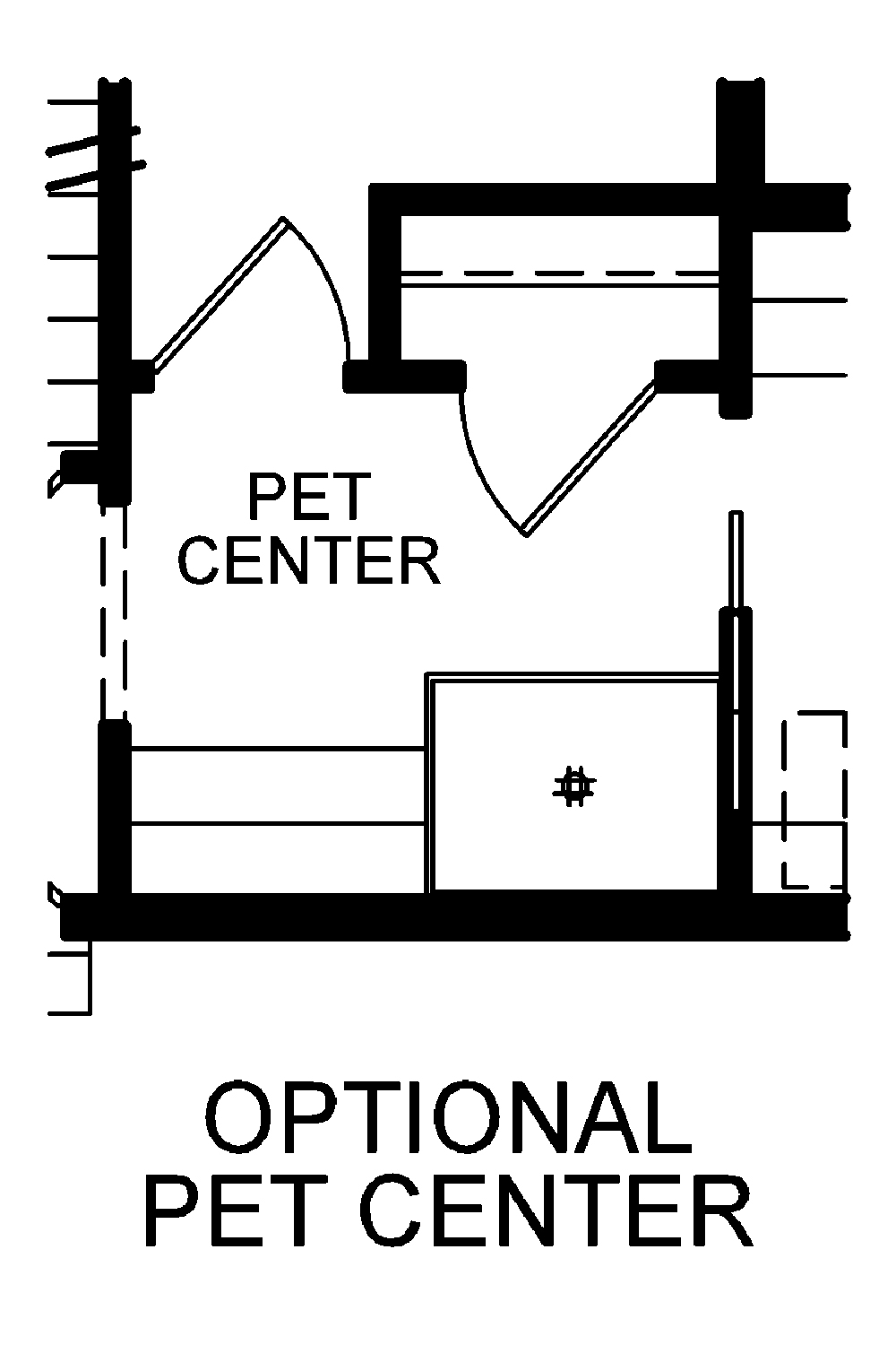 Floor Plan First Story of Craftsman Plan #120-2465