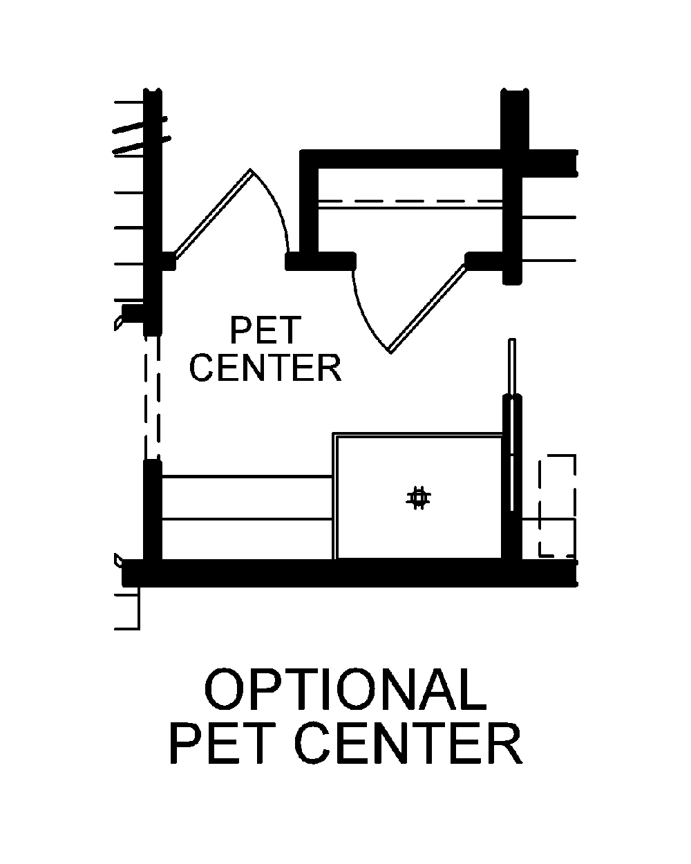 Floor Plan First Story of Craftsman Plan #120-2466