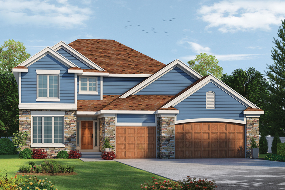 Front elevation of Traditional home (ThePlanCollection: House Plan #120-2498)