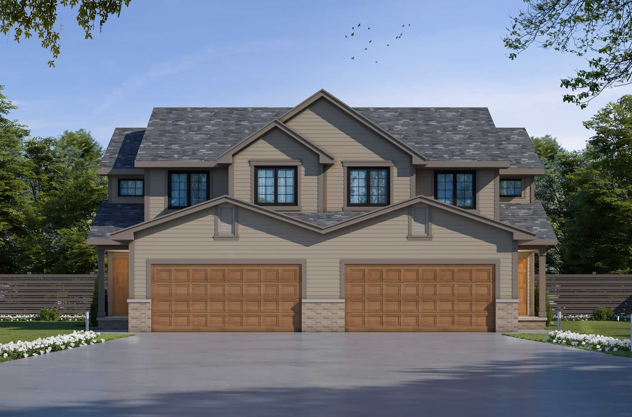 Front elevation of Traditional home (ThePlanCollection: House Plan #120-2500)