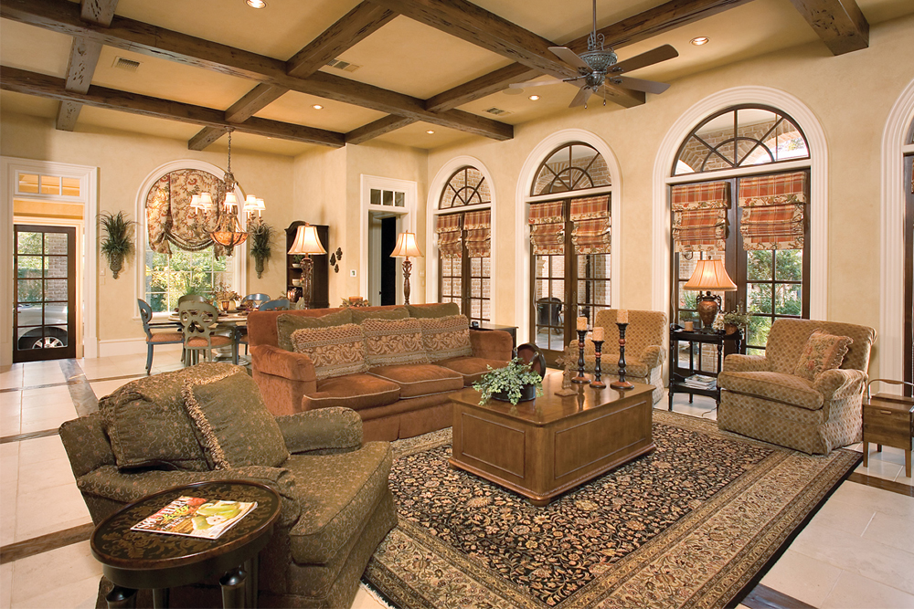 Family Room of this 6-Bedroom,9360 Sq Ft Plan -9360