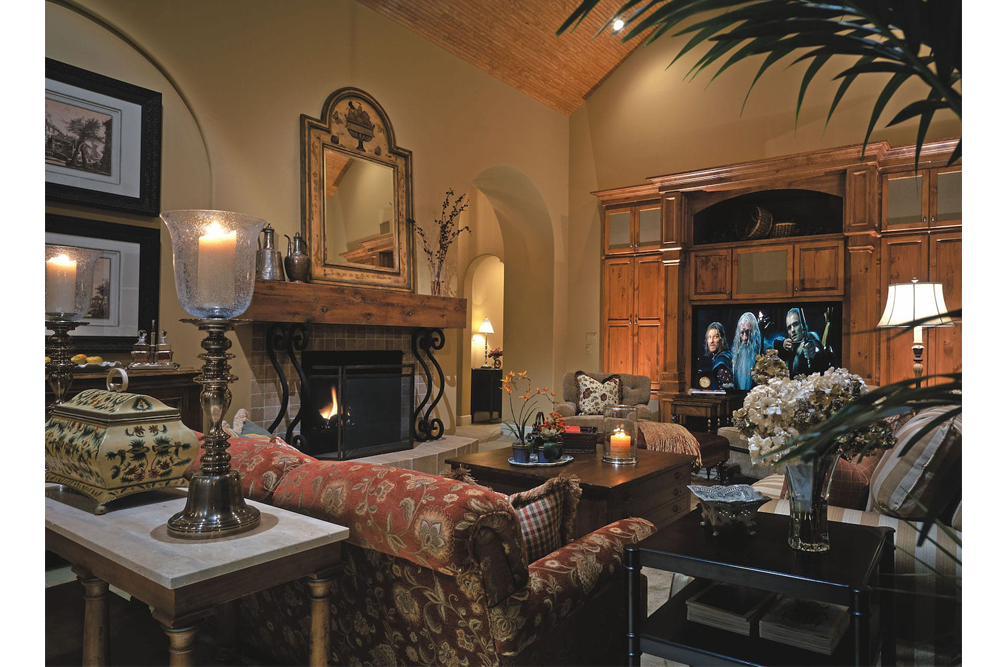 Living Room of this 4-Bedroom,4629 Sq Ft Plan -4629