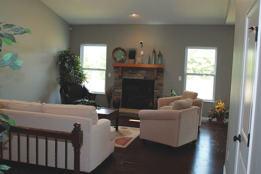 Living Room of this 3-Bedroom,1763 Sq Ft Plan -1763