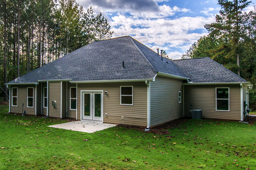 Rear View of this 3-Bedroom,1635 Sq Ft Plan -1635