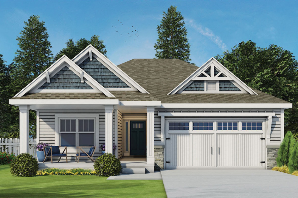 Craftsman home (ThePlanCollection: Plan #120-2563)