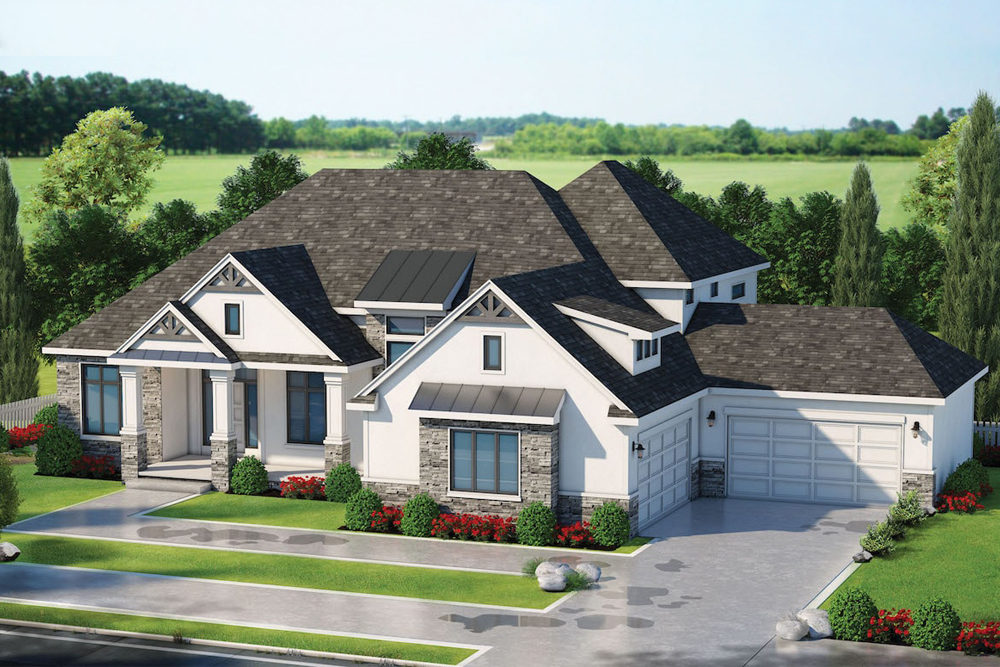 Front View of this 3-Bedroom, 4140 Sq Ft Plan - 120-2572