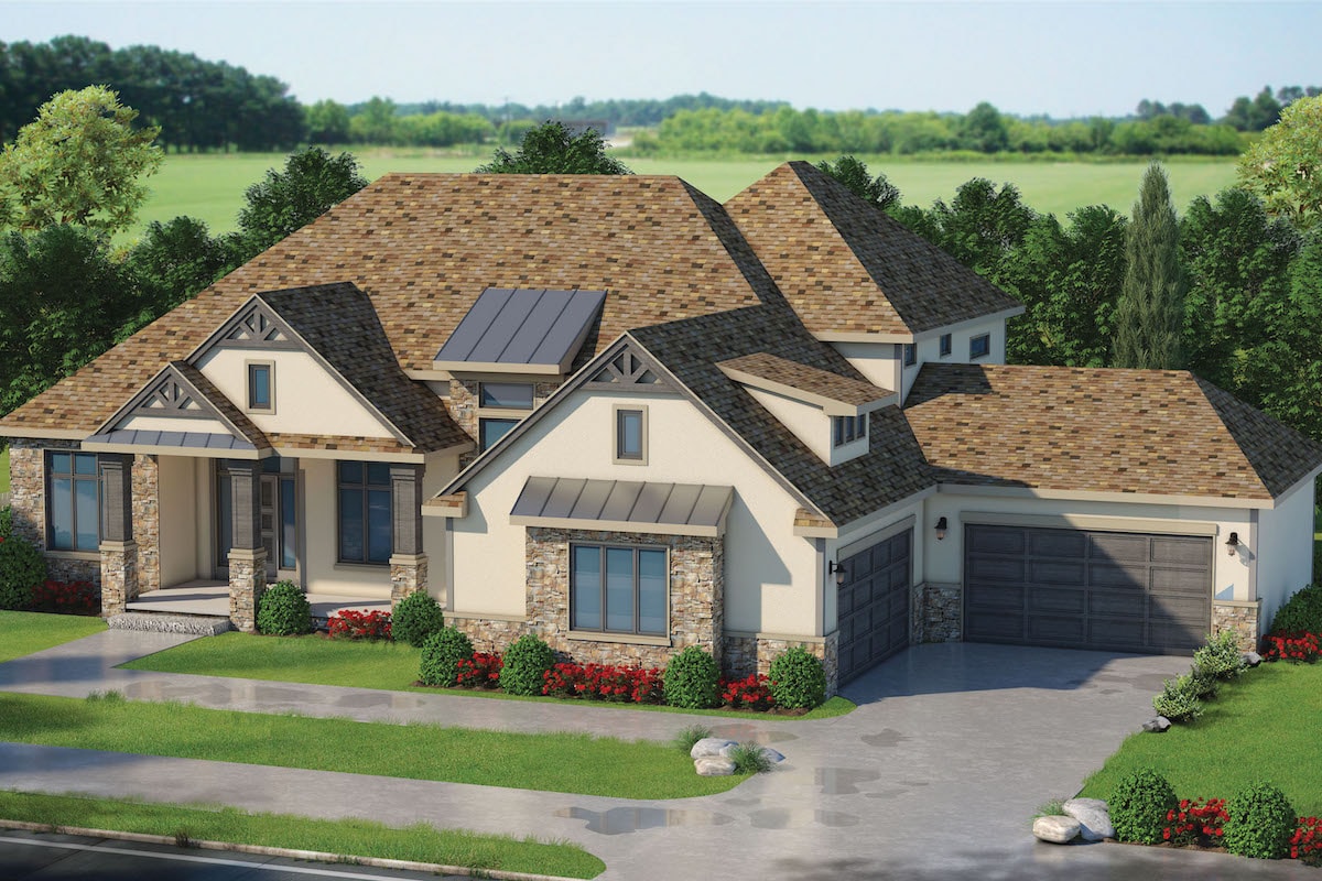 Traditional home plan (ThePlanCollection: House Plan #120-2572)