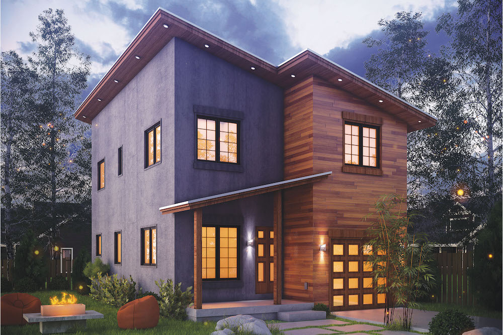 Front View of this 3-Bedroom, 1406 Sq Ft Plan - 120-2578