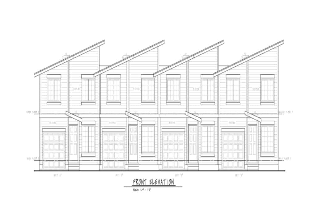 Home Plan Front Elevation of this 3-Bedroom,1277 Sq Ft Plan -120-2621