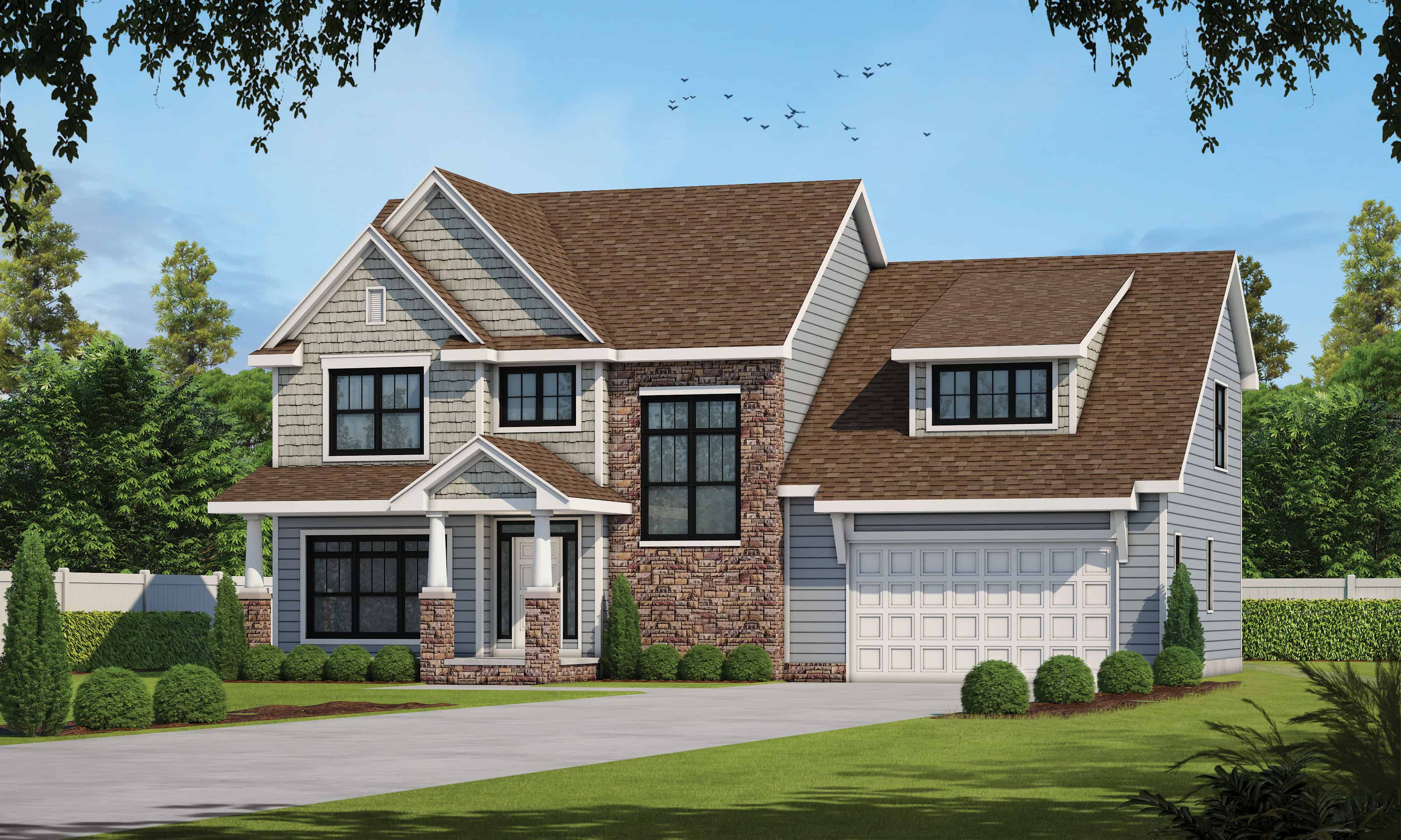Traditional home (ThePlanCollection: Plan #120-2626)