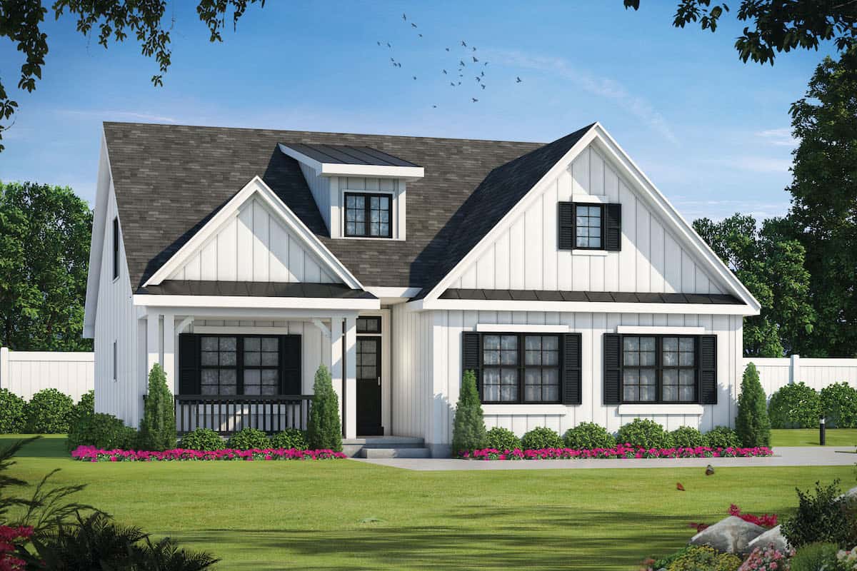 Contemporary home (ThePlanCollection: Plan #120-2665)