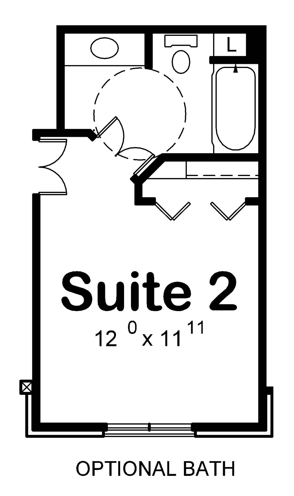 Main Level of Southern Plan #120-2684