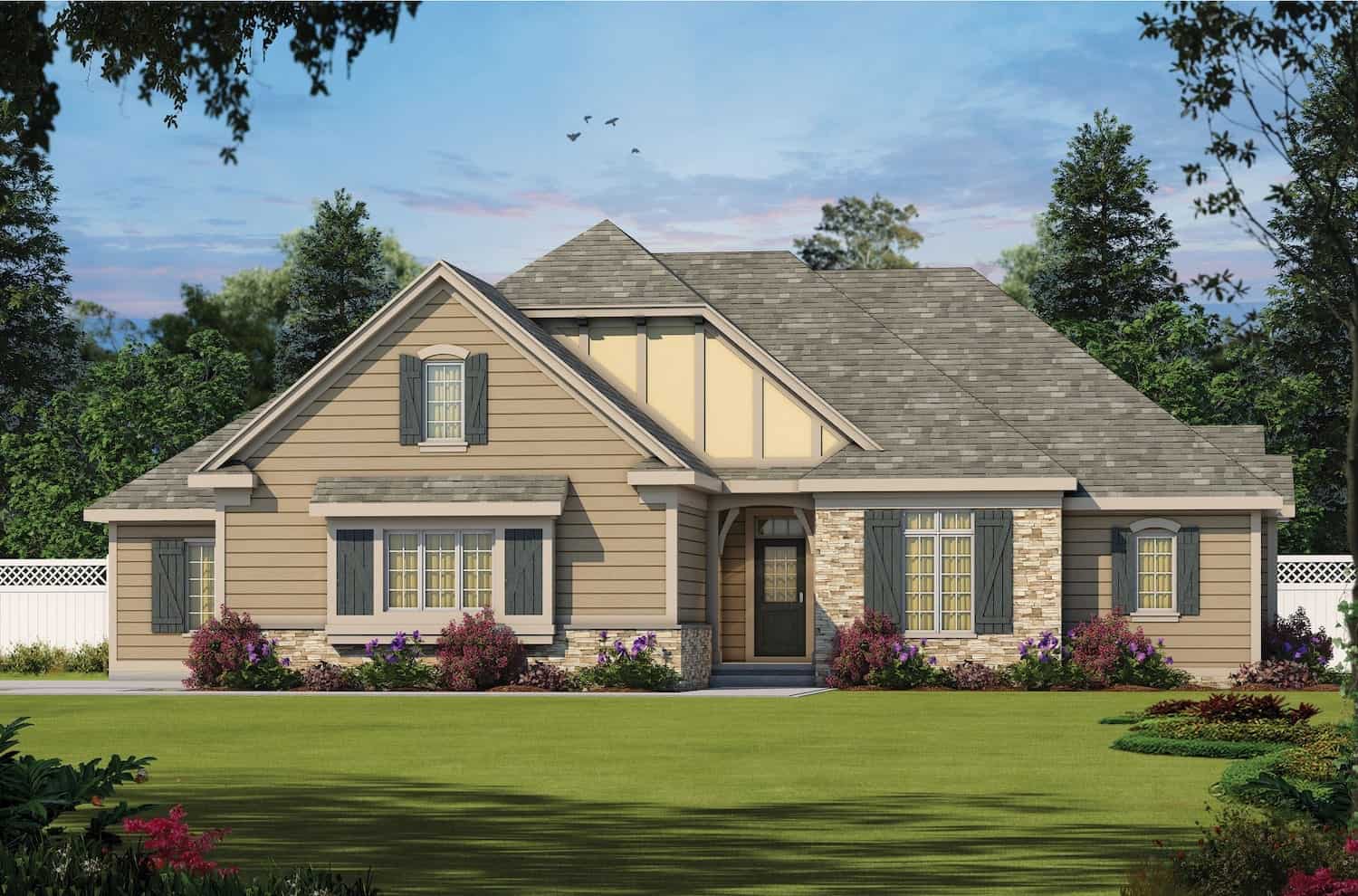 Southern home (ThePlanCollection: Plan #120-2684)
