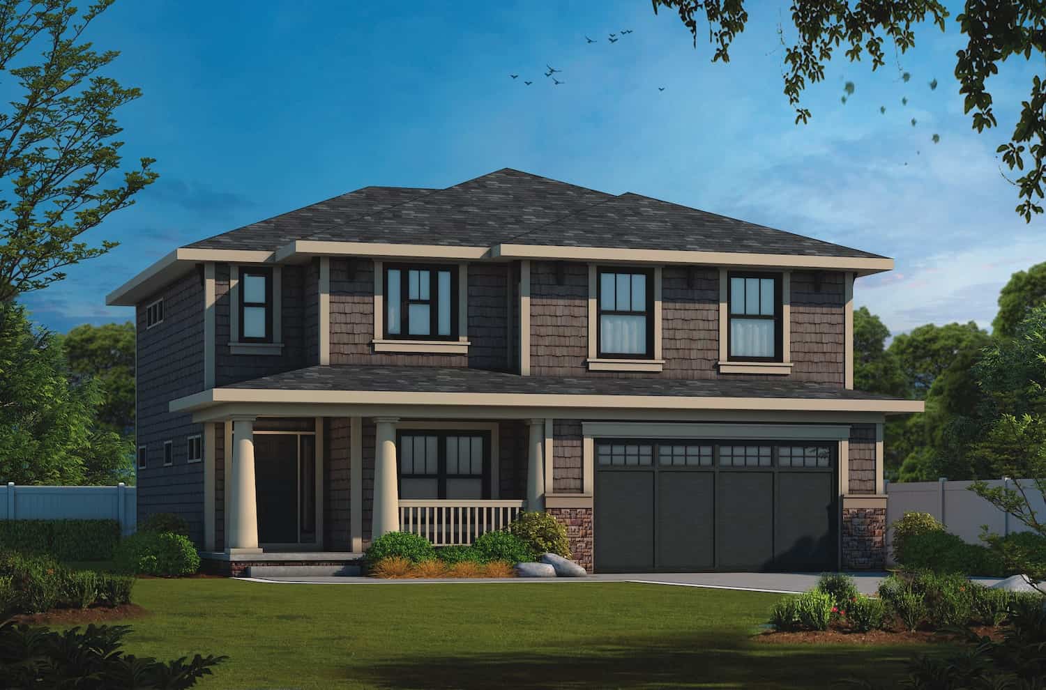 Front View of this 4-Bedroom, 2321 Sq Ft Plan - 120-2689