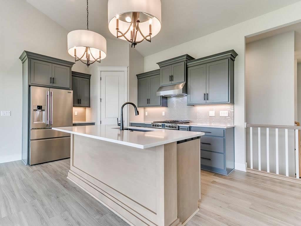 Kitchen: Kitchen Island of this 3-Bedroom,1642 Sq Ft Plan -120-2696