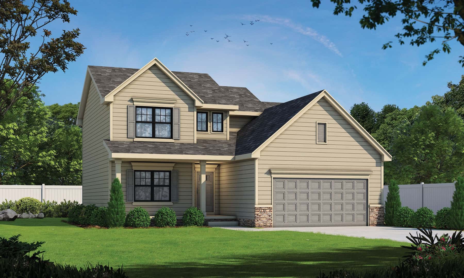 Front elevation of Traditional home (ThePlanCollection: House Plan #120-2737)