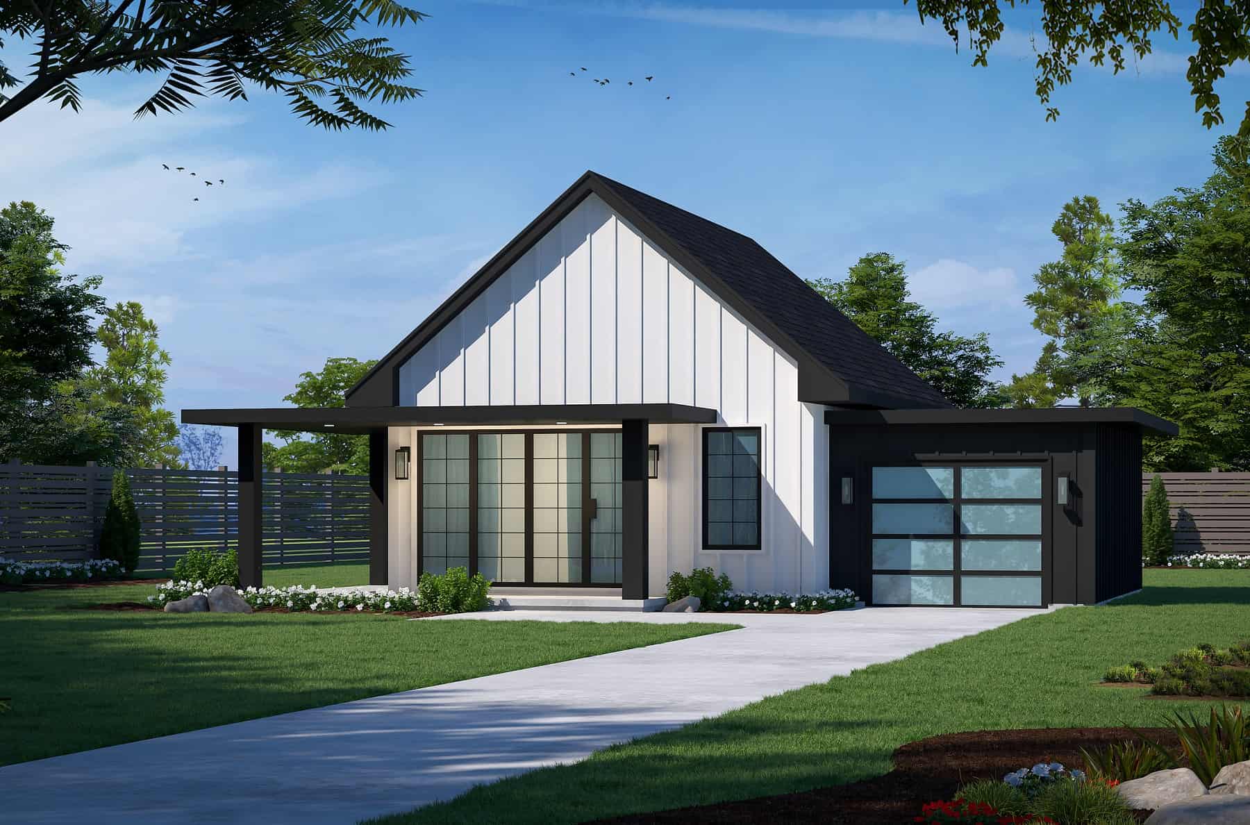 Front elevation of Small House Plans home (ThePlanCollection: House Plan #120-2759)