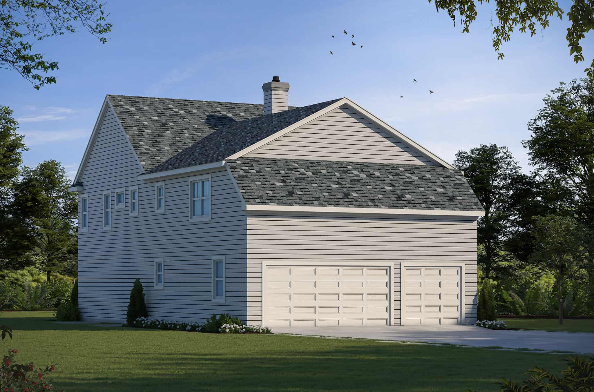 Rear View of this 6-Bedroom,3325 Sq Ft Plan -120-2779