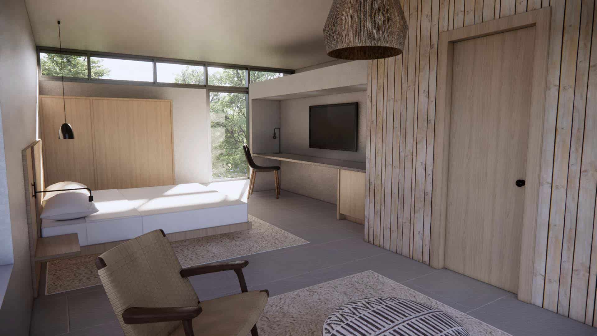 Master Bedroom of this 1-Bedroom,1072 Sq Ft Plan -120-2797