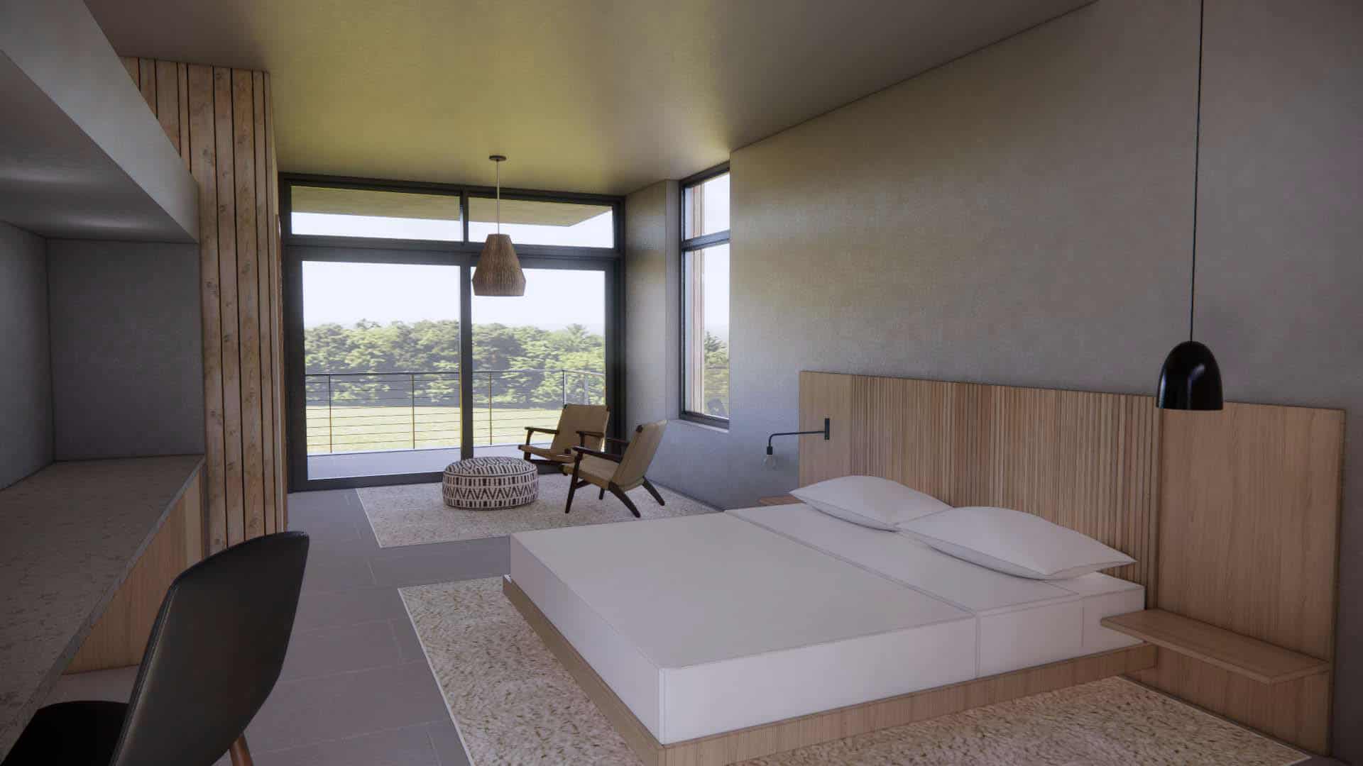 Master Bedroom of this 1-Bedroom,1072 Sq Ft Plan -120-2797