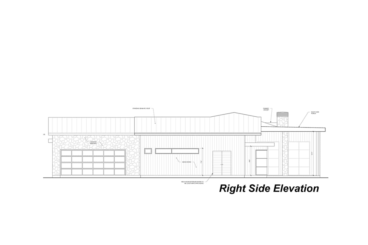 Home Plan Right Elevation of this 3-Bedroom,3388 Sq Ft Plan -120-2800