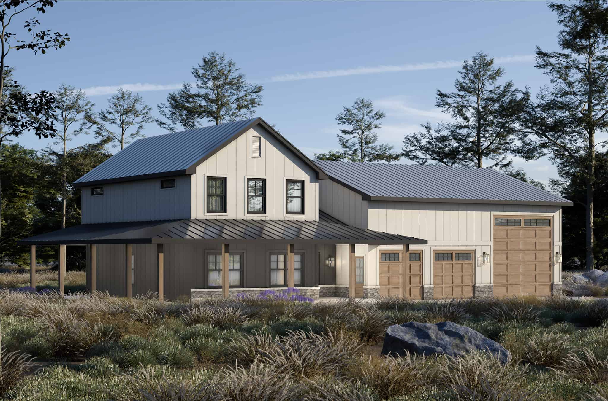 Left Side View of this 3-Bedroom,2042 Sq Ft Plan -120-2811