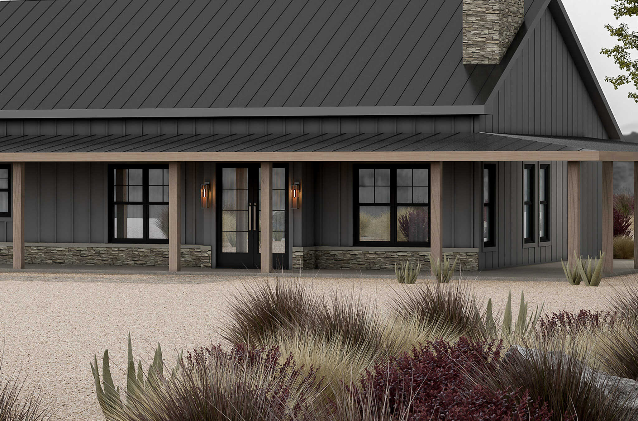 Front Door of this 3-Bedroom,2024 Sq Ft Plan -120-2812