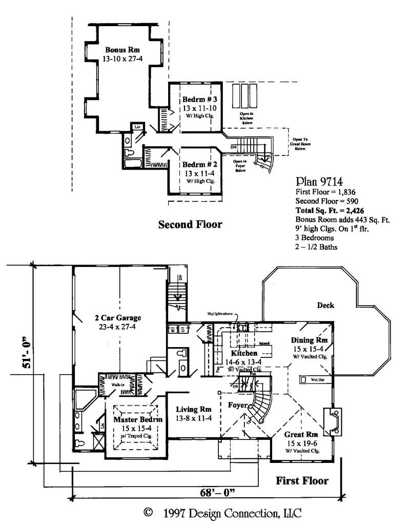 Floor Plan First Story of Plan #121-1005