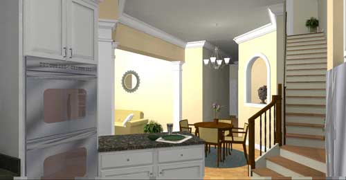 Dining Room of this 4-Bedroom, 2415 Sq Ft Plan - 123-1037