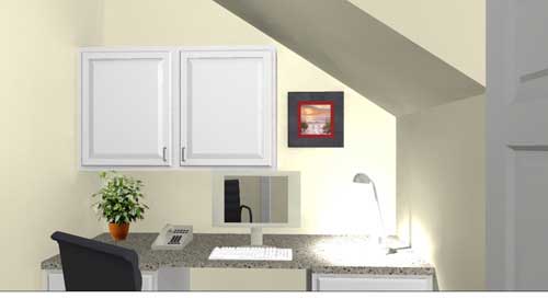 Home Office of this 4-Bedroom, 2415 Sq Ft Plan - 123-1037